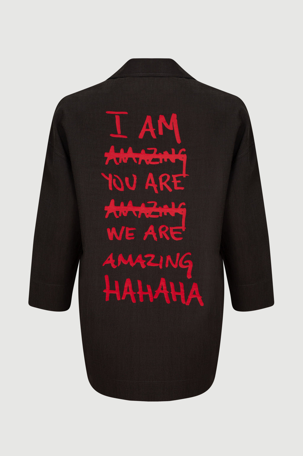 I am Amazing Shirt / Jacket / Unisex / Acid Gray