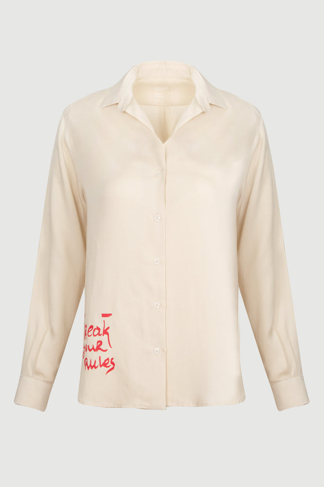 
                  
                    Load image into Gallery viewer, Break Your Rules Shirt / Women / Beige
                  
                