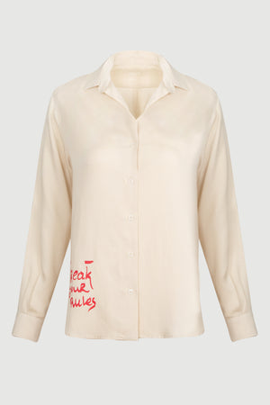 
                  
                    Load image into Gallery viewer, Break Your Rules Shirt / Women / Beige
                  
                