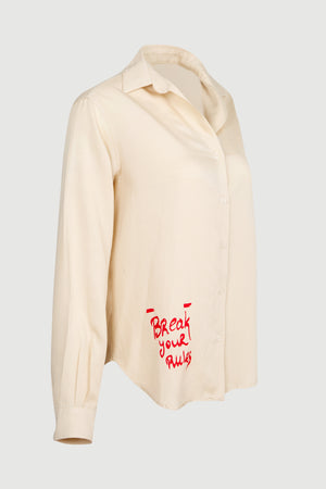 
                  
                    Load image into Gallery viewer, Break Your Rules Shirt / Women / Beige
                  
                