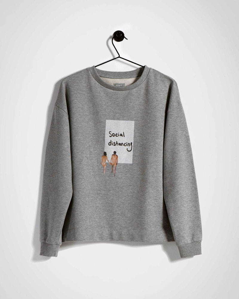 Social Distancing Sweatshirt / Terry