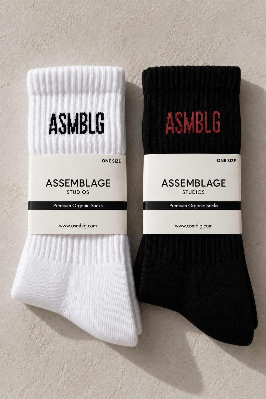 SOCKS BLACK AND WHITE SET