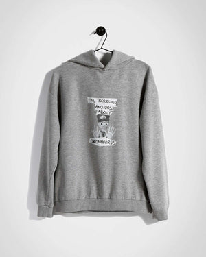 
                  
                    Load image into Gallery viewer, I&amp;#39;m Anxious about Coronavirus Hoodie / Heavyweight Fleece
                  
                