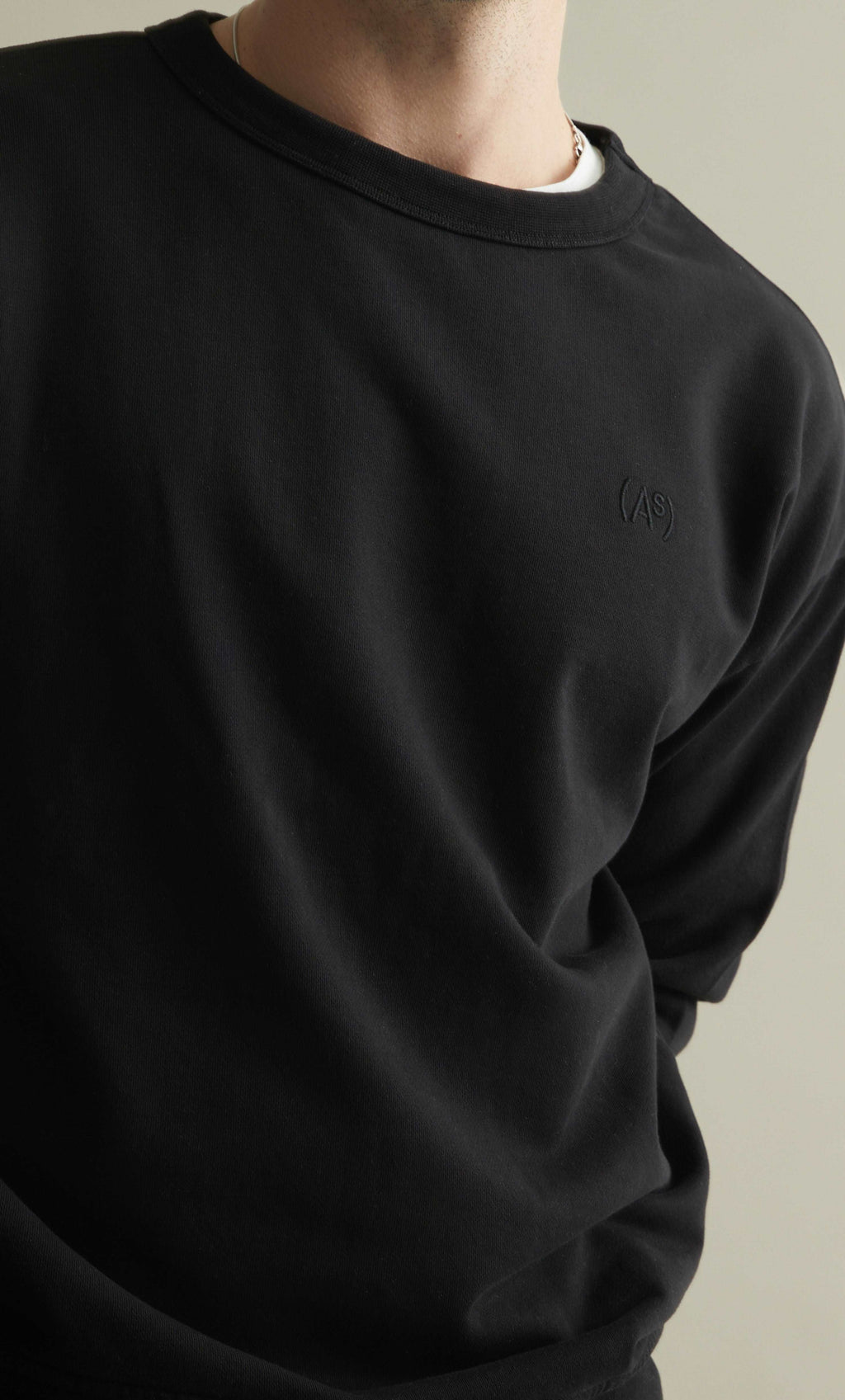 Sweatshirt / Unisex - AS Logo Embroidered