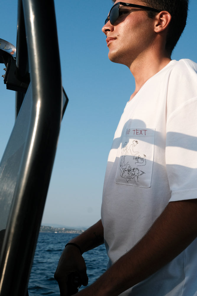 
                  
                    Load image into Gallery viewer, Group Text T-shirt / Men
                  
                