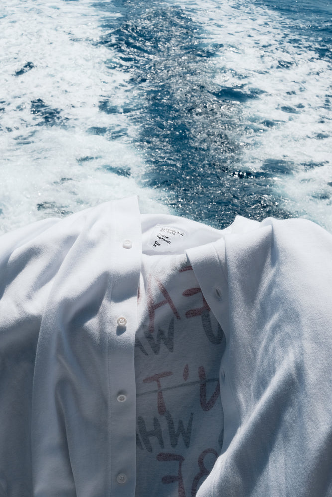 
                  
                    Load image into Gallery viewer, Insatiable T-shirt / buttoned up / Unisex
                  
                