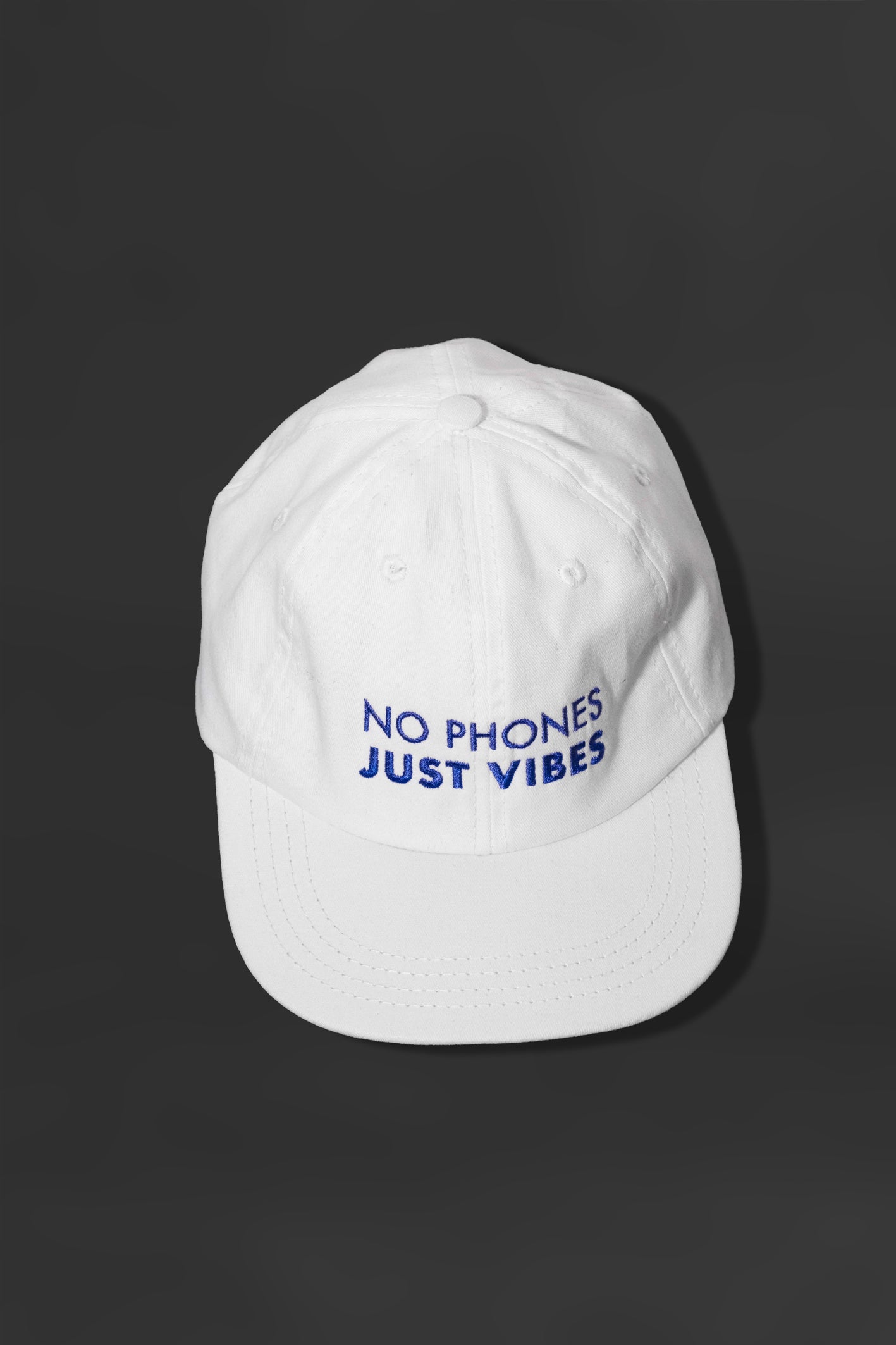 No Phones Just Vibes Cap