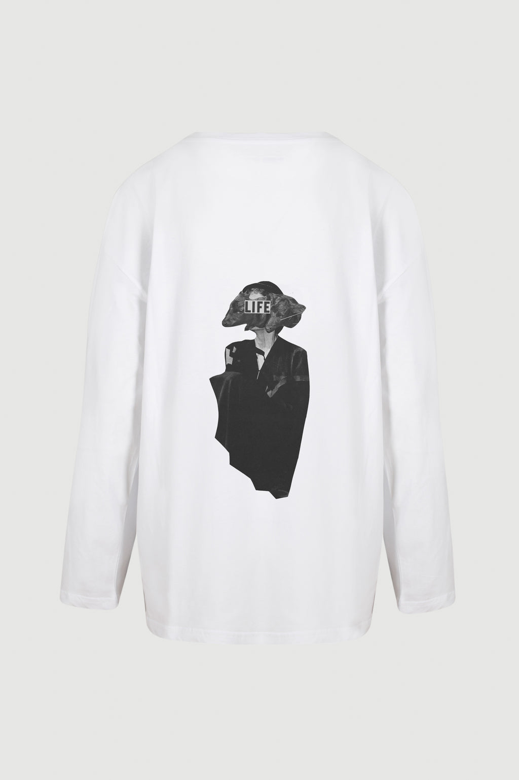 Animal Head Long Sleeve Tee - back print