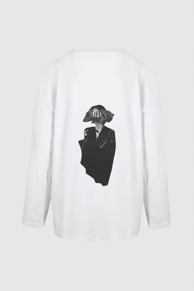 
                  
                    Load image into Gallery viewer, Animal Head Long Sleeve Tee - back print
                  
                