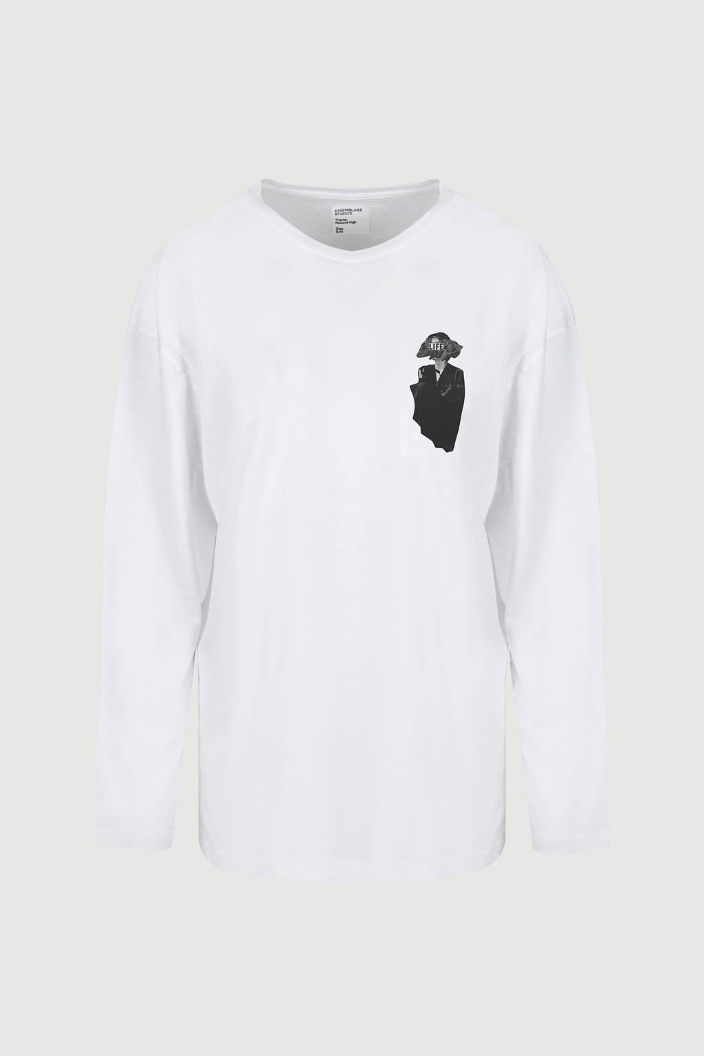 Animal Head Long Sleeve Tee - front print