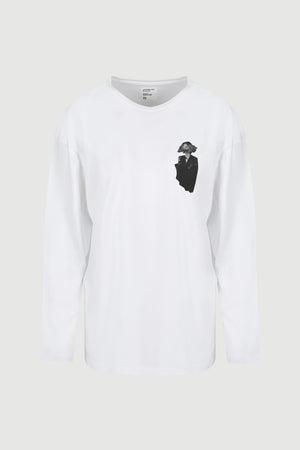 
                  
                    Load image into Gallery viewer, Animal Head Long Sleeve Tee - front print
                  
                