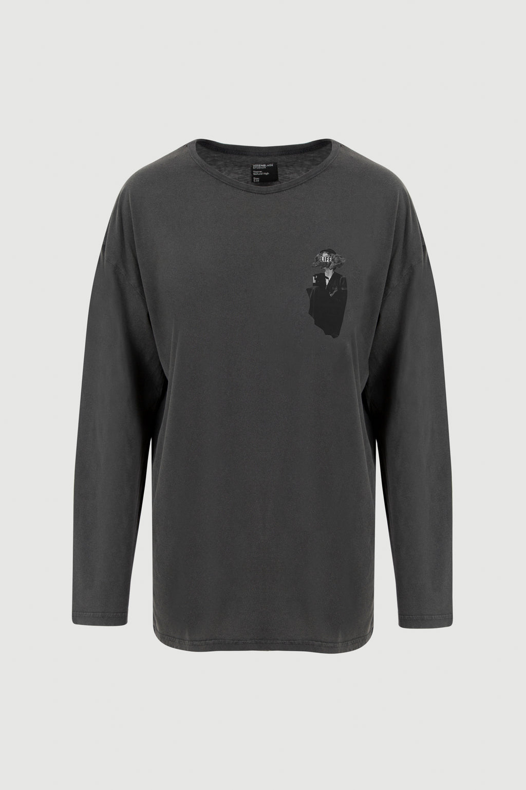 Animal Head Long Sleeve Tee - front print