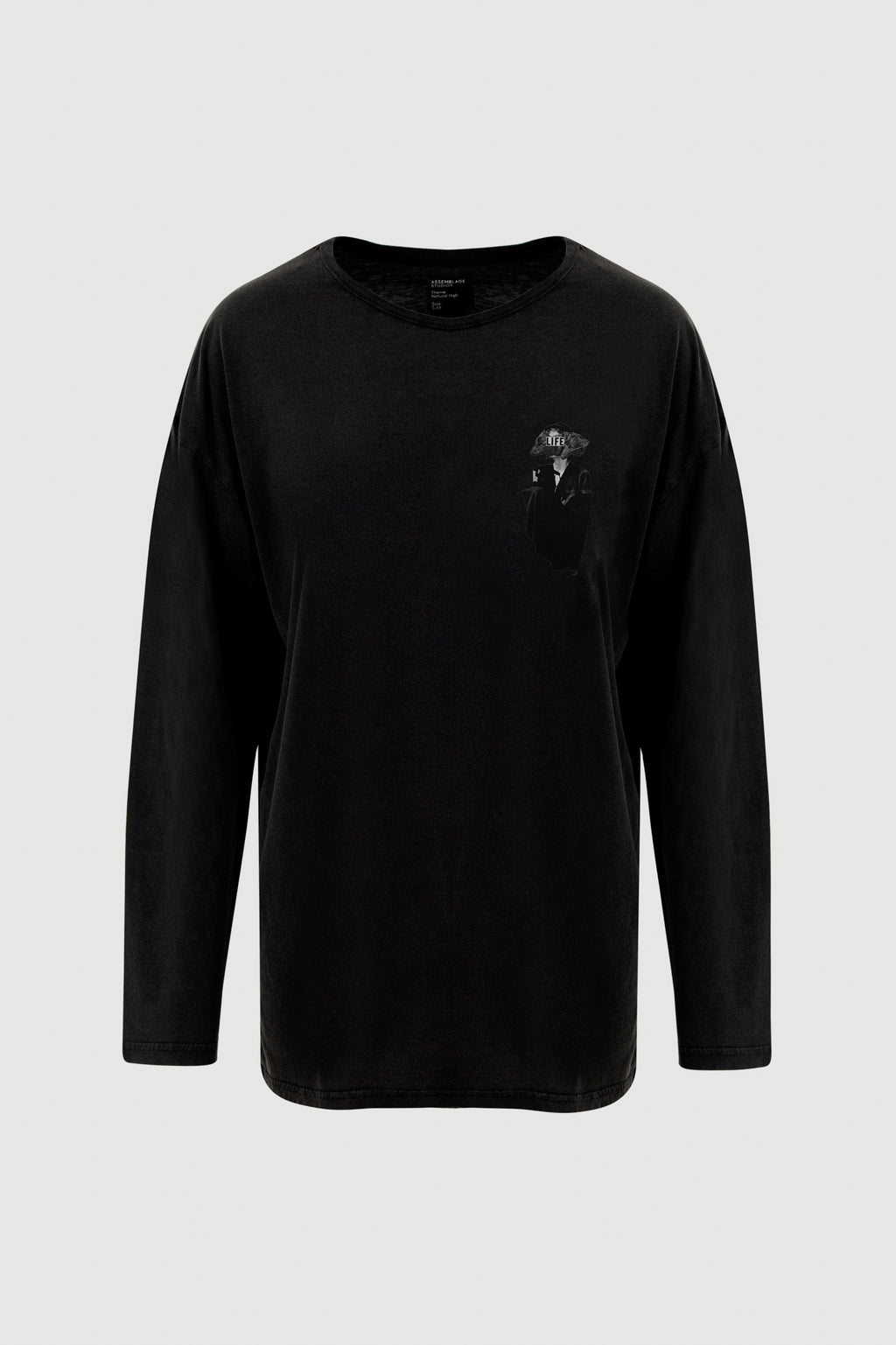 Animal Head Long Sleeve Tee - front print