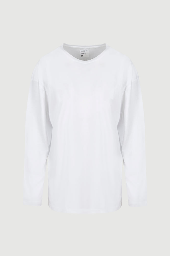 
                  
                    Load image into Gallery viewer, Assemblage Studios Logo Long Sleeve Tee - back print
                  
                