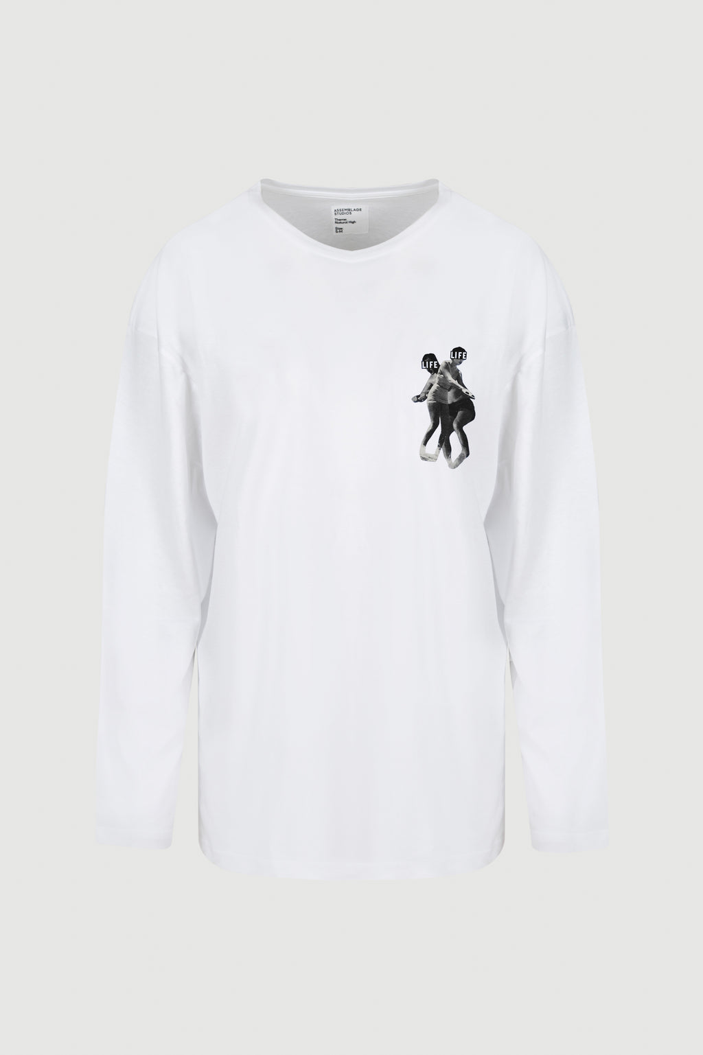 Skating Long Sleeve Tee - front print