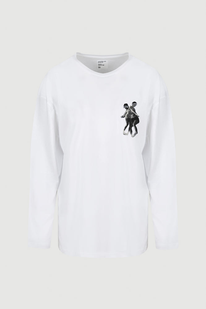 
                  
                    Load image into Gallery viewer, Skating Long Sleeve Tee - front print
                  
                