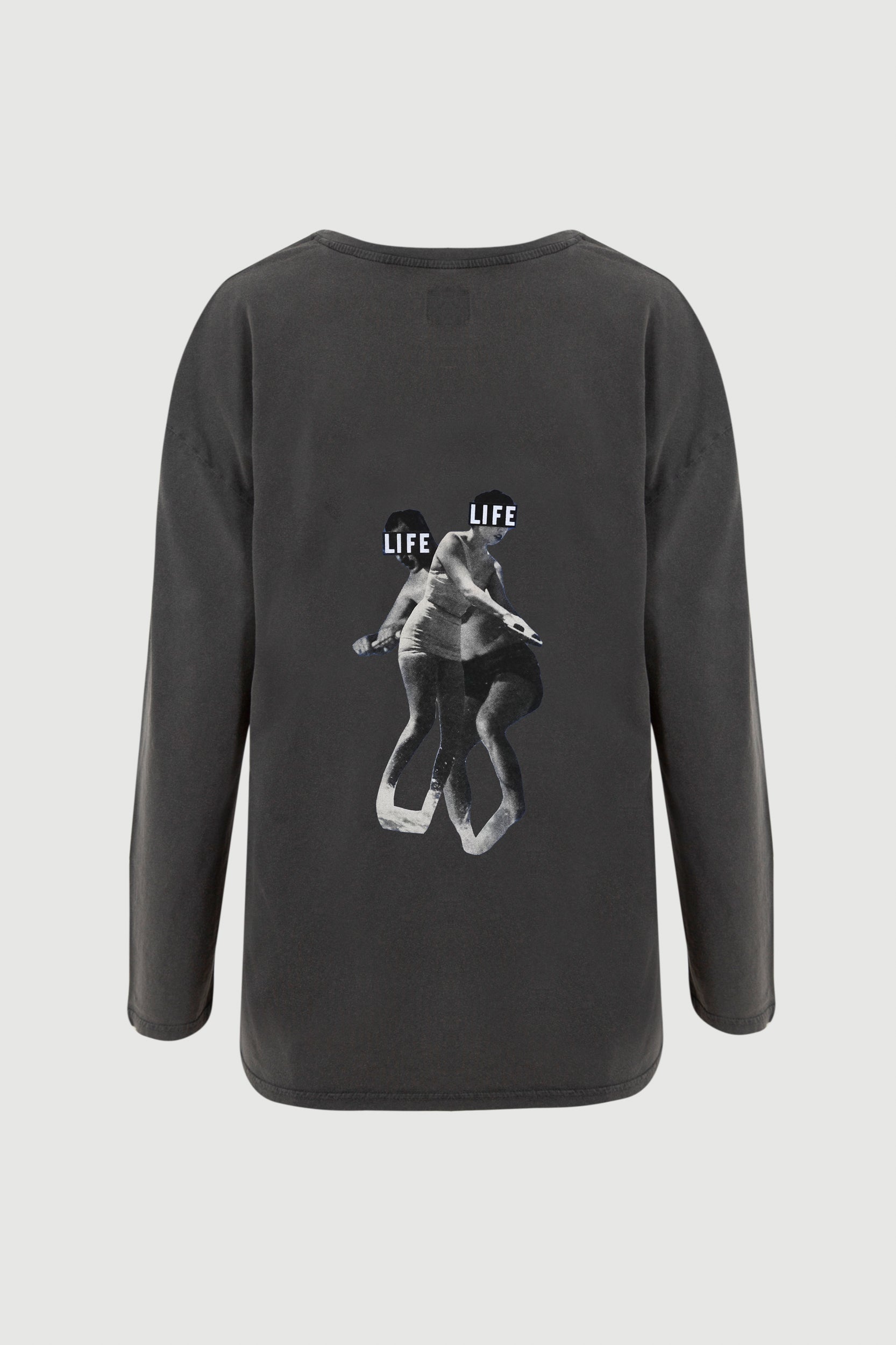 Skating Long Sleeve Tee - back print