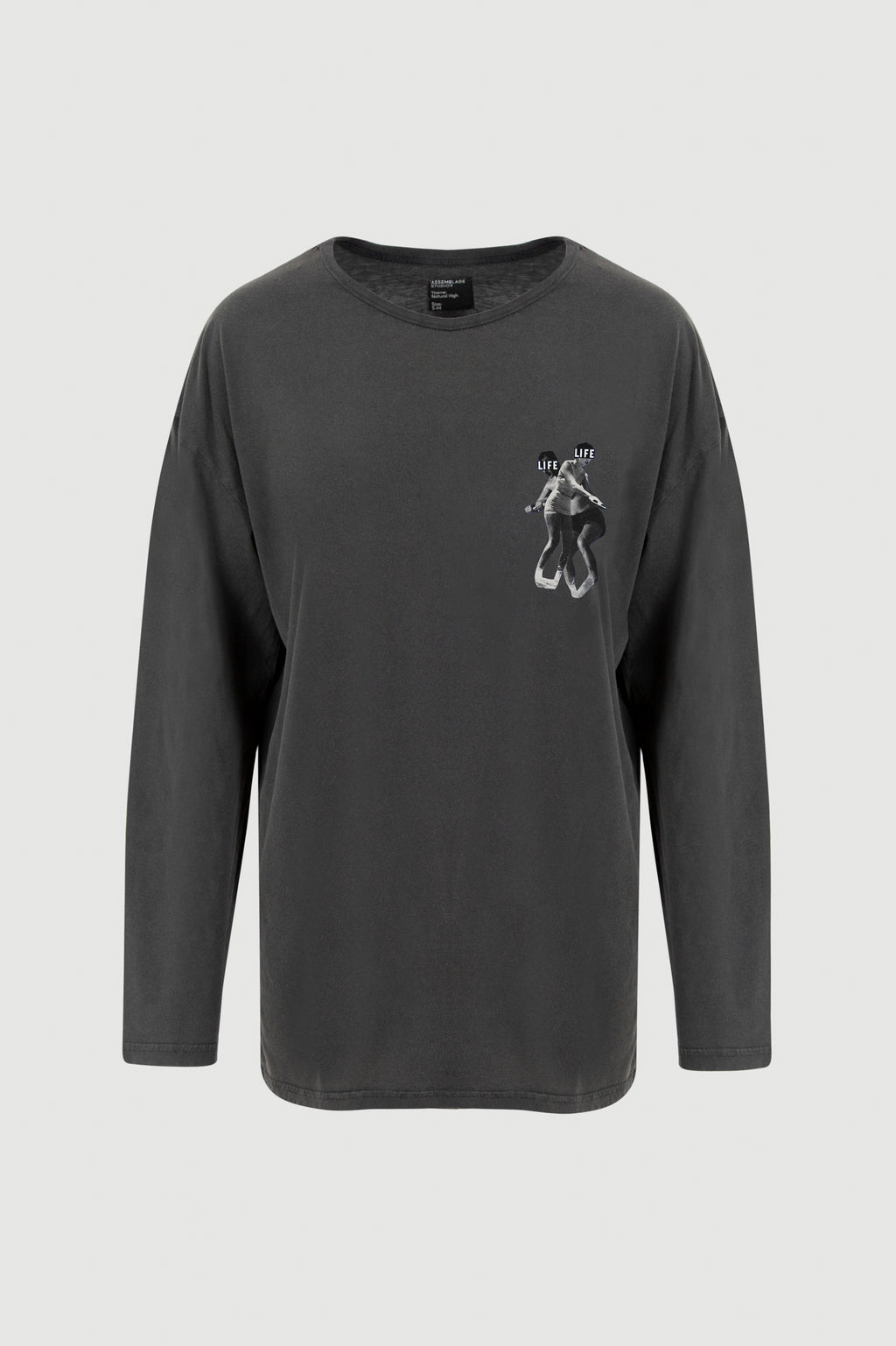Skating Long Sleeve Tee - front print