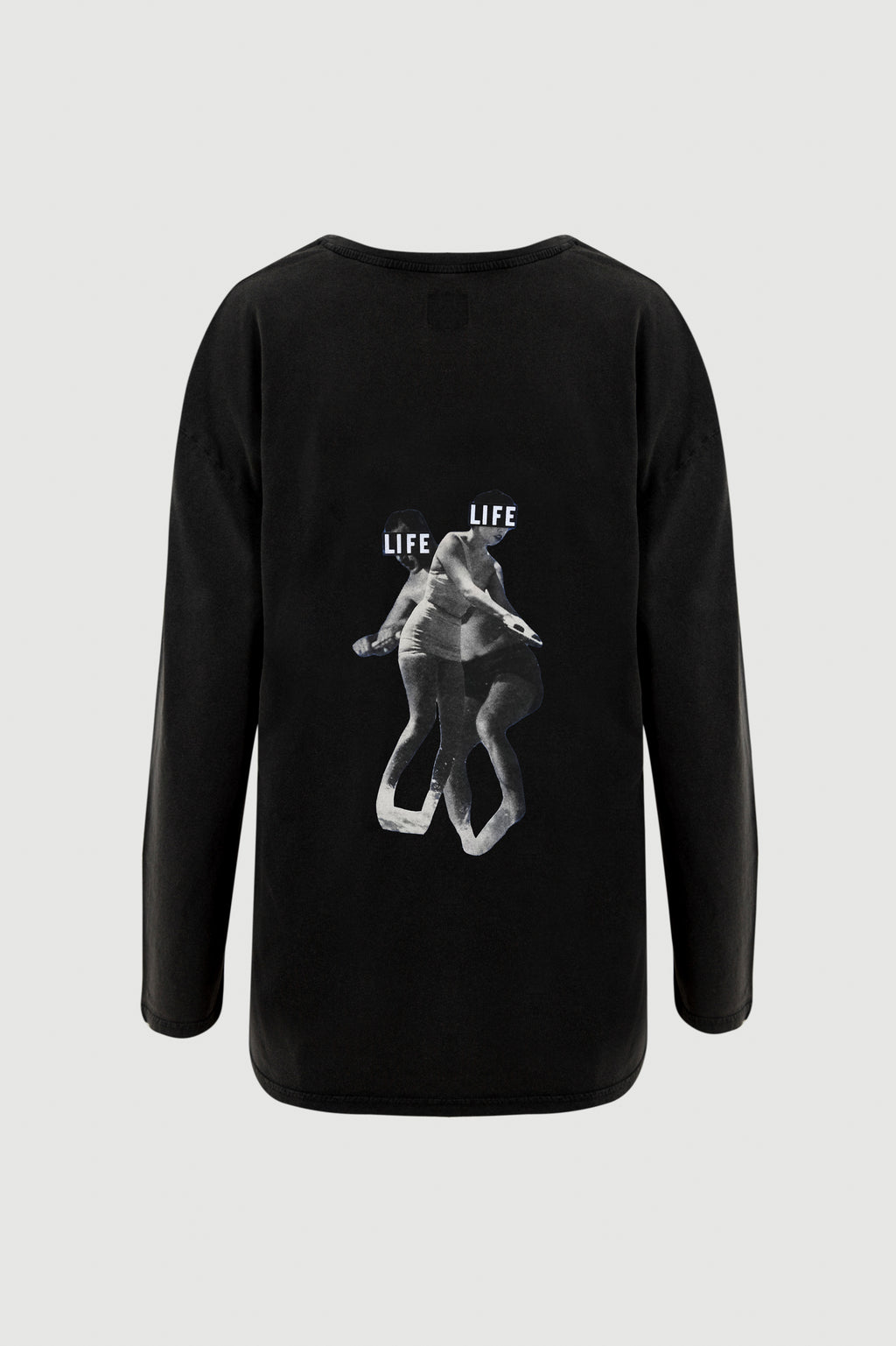 Skating Long Sleeve Tee - back print