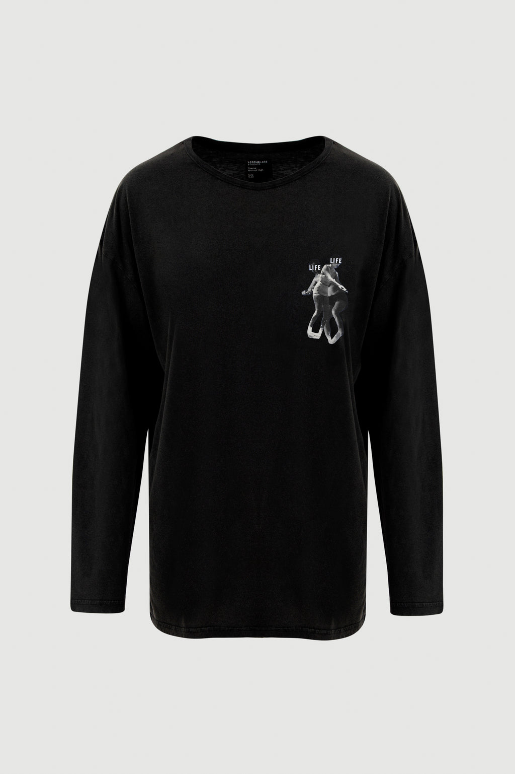 Skating Long Sleeve Tee - front print