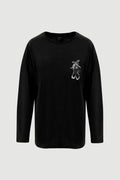 Skating Long Sleeve Tee - front print