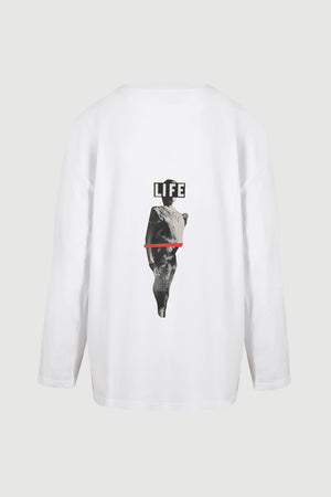 
                  
                    Load image into Gallery viewer, Statue Long Sleeve Tee - back print
                  
                