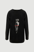 Statue Long Sleeve Tee - back print