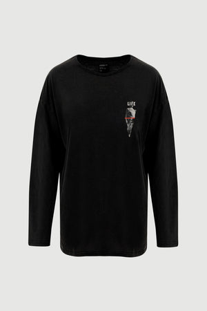 
                  
                    Load image into Gallery viewer, Statue Long Sleeve Tee - front print
                  
                