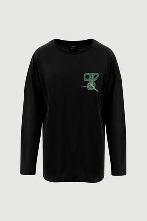 
                  
                    Load image into Gallery viewer, Green Legs Long Sleeve Tee - front print
                  
                