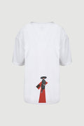 Hat Life Red T-shirt - back print